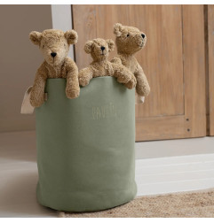 Panier à jouets Roger PETIT PCOTIN, personnalisable, amande