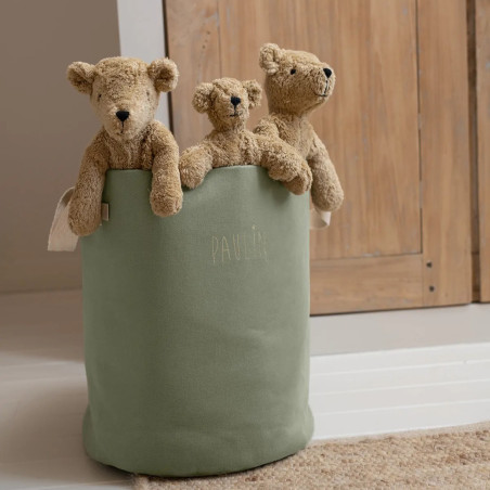 Panier à jouets Roger PETIT PCOTIN, personnalisable, amande