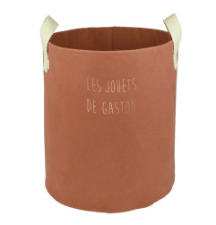 Panier à jouets Roger PETIT PCOTIN, personnalisable, tomette