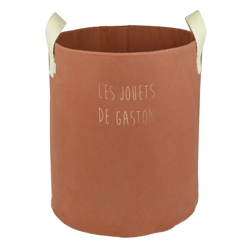 Panier à jouets Roger PETIT PCOTIN, personnalisable, tomette