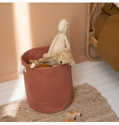 Panier à jouets Roger PETIT PCOTIN, personnalisable, tomette