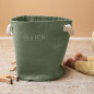 Panier à jouets Roger PETIT PCOTIN, personnalisable, olive