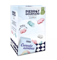 Boîte distributrice de 40 sachets de bonbons PIERROT GOURMAND, Cumulo Nimbus