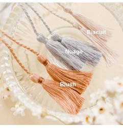 Bola de grossesse Pleine Lune, or rose, cordon biscuit PLEINE LUNE