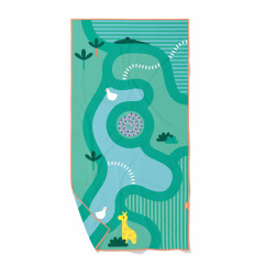 Drap de plage et de jeu Safari et Circuit QUUT