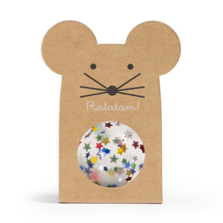Balle rebondissante Souris RATATAM, Etoiles