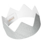 Couronne ajustable RATATAM, argent à paillettes