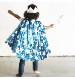 Couronne ajustable RATATAM, argent à paillettes