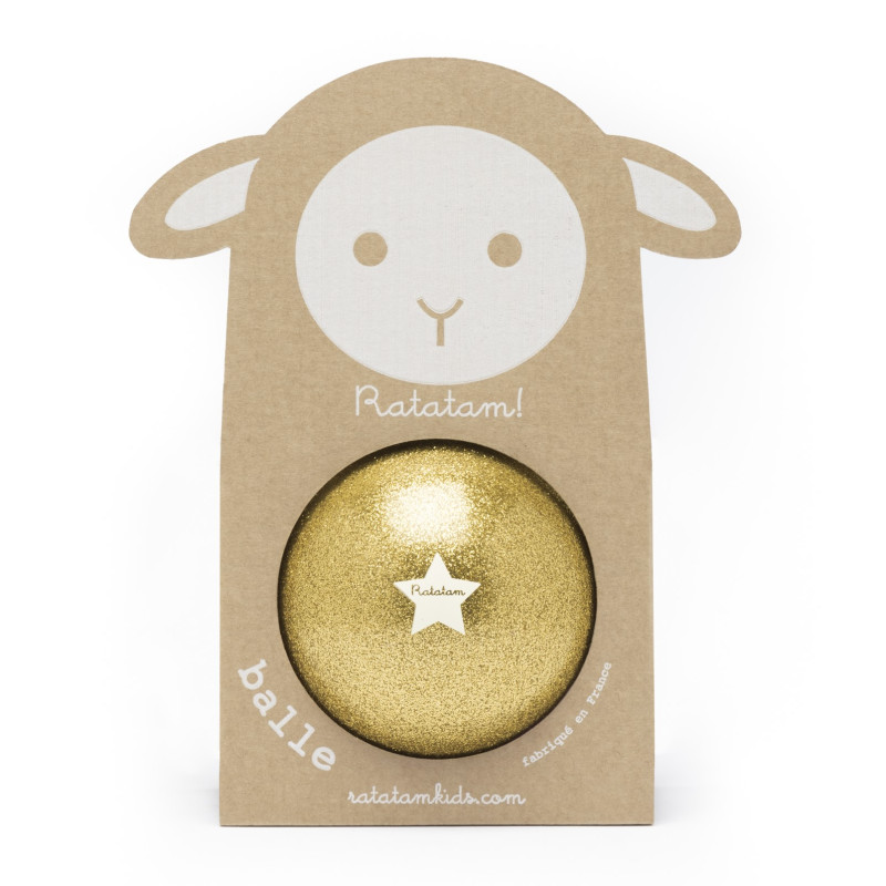 Ballon 10 cm RATATAM, doré