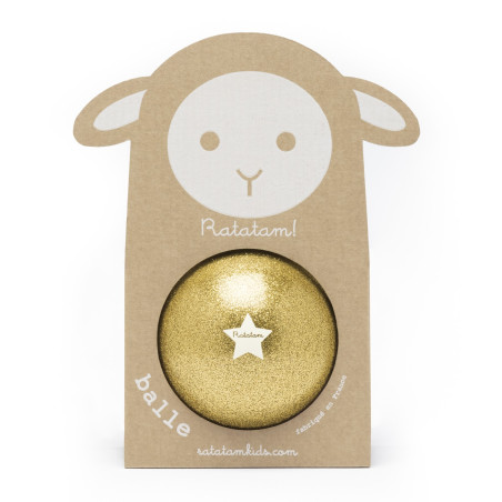 Ballon 10 cm RATATAM, doré
