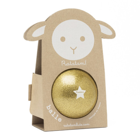 Ballon 10 cm RATATAM, doré