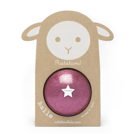 Ballon 10 cm RATATAM, rose fuchsia