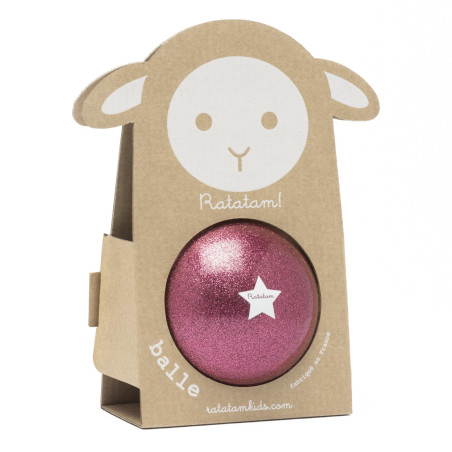 Ballon 10 cm RATATAM, rose fuchsia