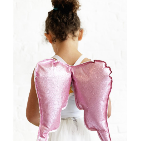 Ailes d'Ange à paillettes RATATAM, Roses