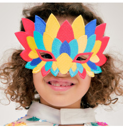 Masque brodé Oiseau de Paradis RATATAM