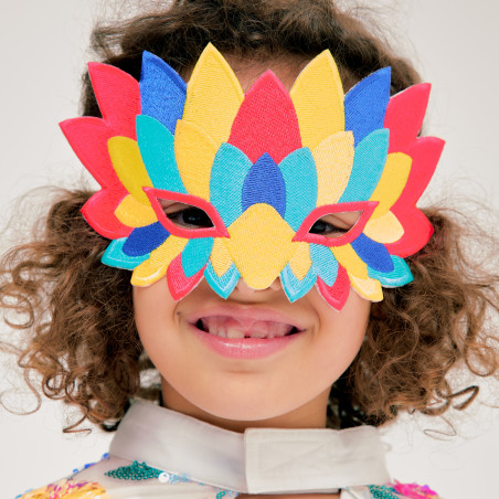 Masque brodé Oiseau de Paradis RATATAM