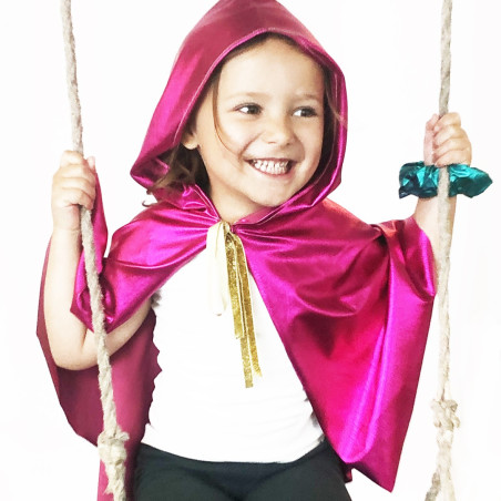 Cape Funky RATATAM, métallisée rose fuchsia