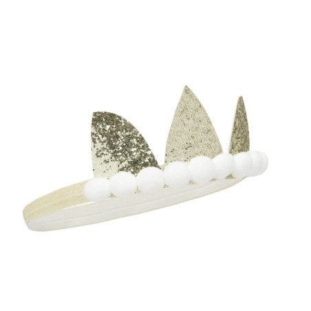 Couronne élastiquée RATATAM, dorée