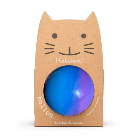 Ballon Gum 15 cm RATATAM, bleu et violet