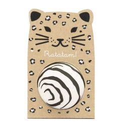 Balle rebondissante Zèbre RATATAM