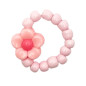 Bague élastiquée Fleur RATATAM, rose tendre