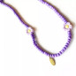 Collier élastiqué Fleur RATATAM, lilas