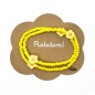 Collier élastiqué Fleur RATATAM, jaune