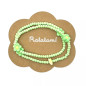 Collier élastiqué Fleur RATATAM, vert