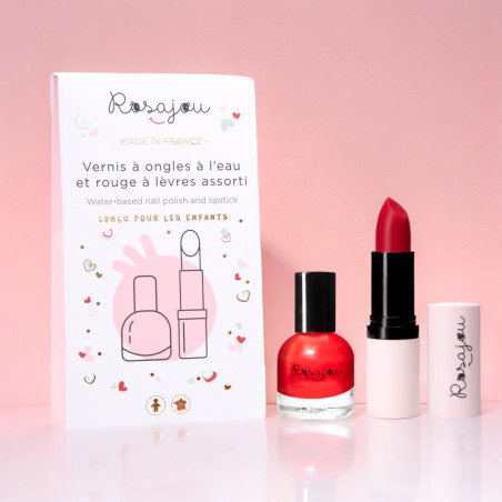 Coffret Duo Baume à lèvres et vernis enfant Madame ROSAJOU