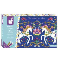Kit créatif Paillettes Licornes JANOD