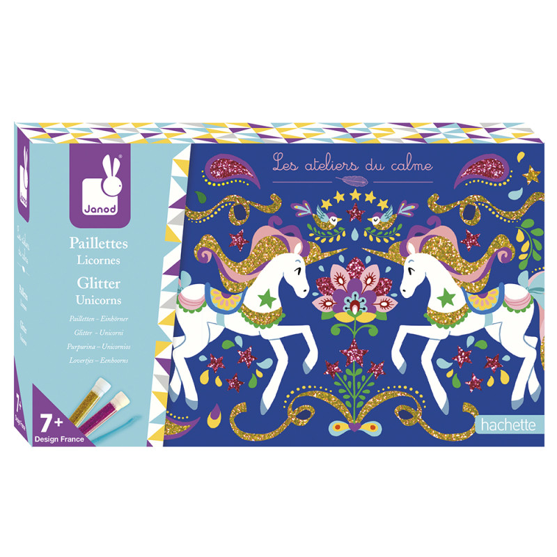 Kit créatif Paillettes Licornes JANOD