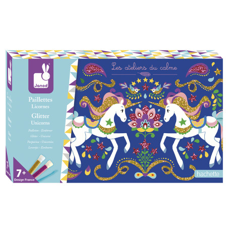 Kit créatif Paillettes Licornes JANOD
