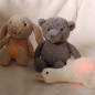 Peluche lumineuse Lou l'ourson gris FLOW AMSTERDAM