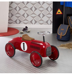 Porteur voiture vintage VILAC, rouge
