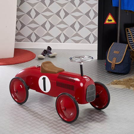 Porteur voiture vintage VILAC, rouge