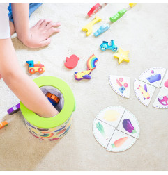 Jeu de Touche et Trouve VILAC, avec loto et bingo