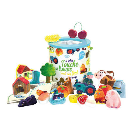 Jeu de Touche et Trouve La Ferme VILAC, avec loto et bingo