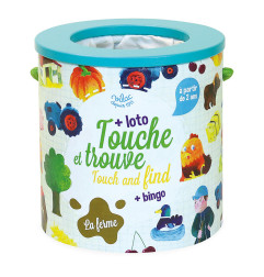 Jeu de Touche et Trouve La Ferme VILAC, avec loto et bingo