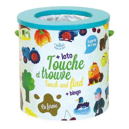 Jeu de Touche et Trouve La Ferme VILAC, avec loto et bingo