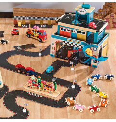 Mini Roadster Numéro 3 VILAC, Rouge