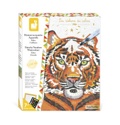 Peinture au Numéro Aquarelle Félins JANOD