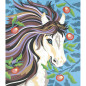 Peinture au Numéro Aquarelle Chevaux JANOD