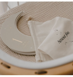 Cartes étapes Première Année de Bébé ZAKUW, Moon