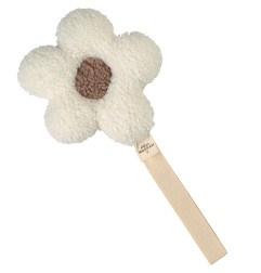 Suspension déco Fleur ATELIER WAGRAM, Moumoute Ecru / Beige, personnalisable