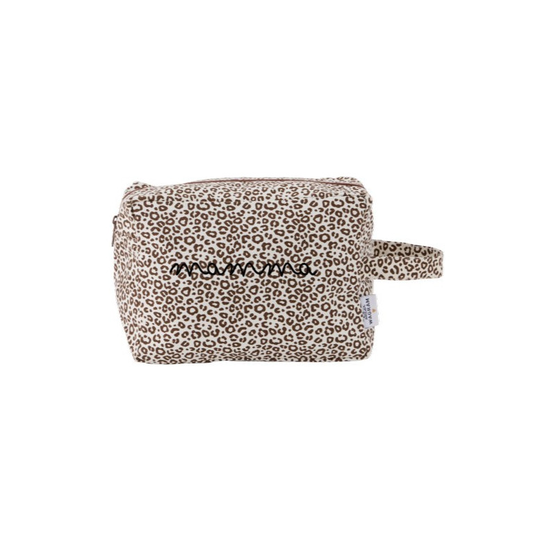 Trousse de toilette ATELIER WAGRAM, Léopard, personnalisable