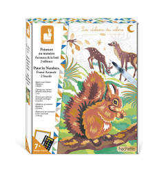 Peinture au Numéro Aquarelle Animaux de la Forêt JANOD
