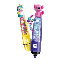 Kit Je Crée mon Stylo Fluo CLEMENTONI, Trendy Animals