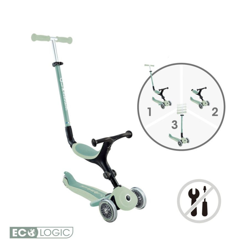 Trottinette évolutive Go Up Active Eco GLOBBER, Pistache