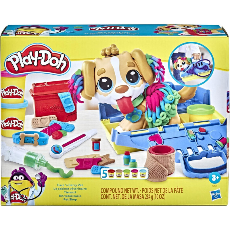 Coffret de pâte à modeler Le Cabinet Vétérinaire PLAY DOH