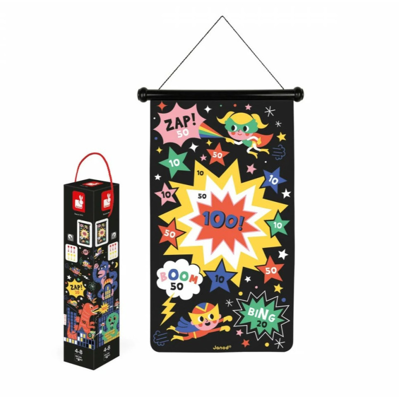 Jeu de fléchettes magnétiques Super Héros JANOD
